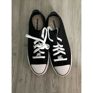 Converse 9.5 Women CTAS Lift Ox Black/White